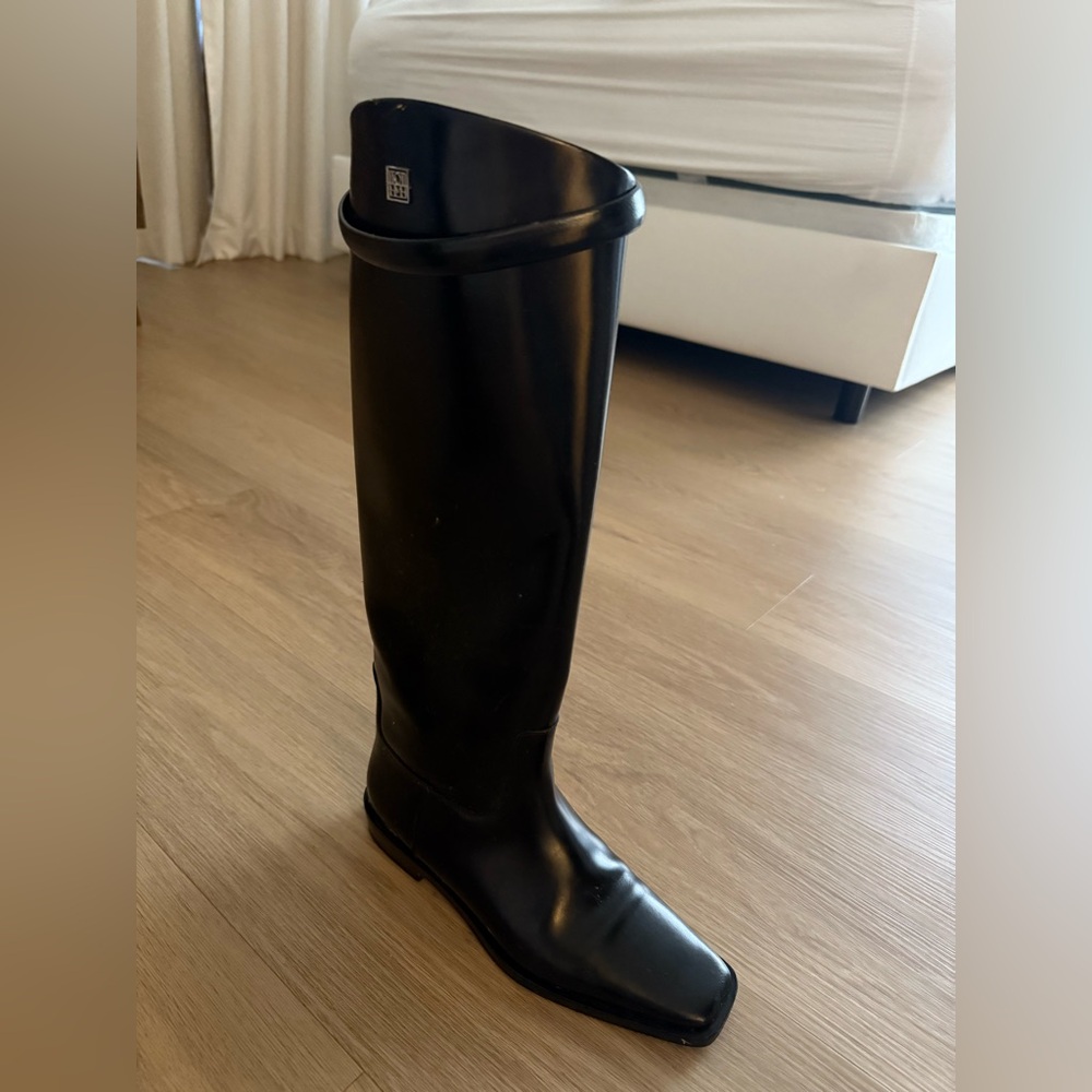 Toteme Black Riding Boots